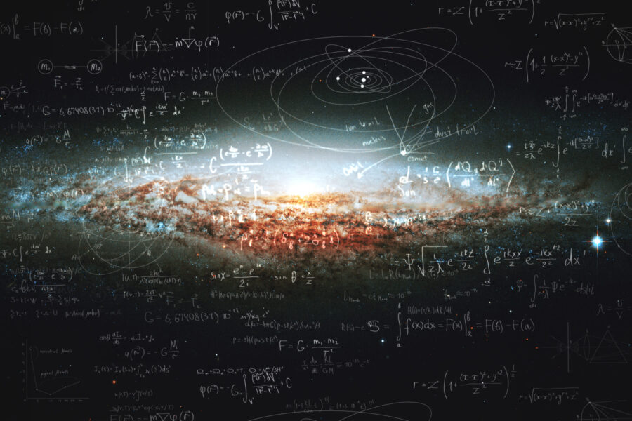 Science,And,Research,Of,The,Universe,,Spiral,Galaxy,And,Physical